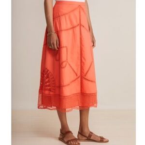 Vineyard Vines Cotton Eyelet Skirt, Sz M